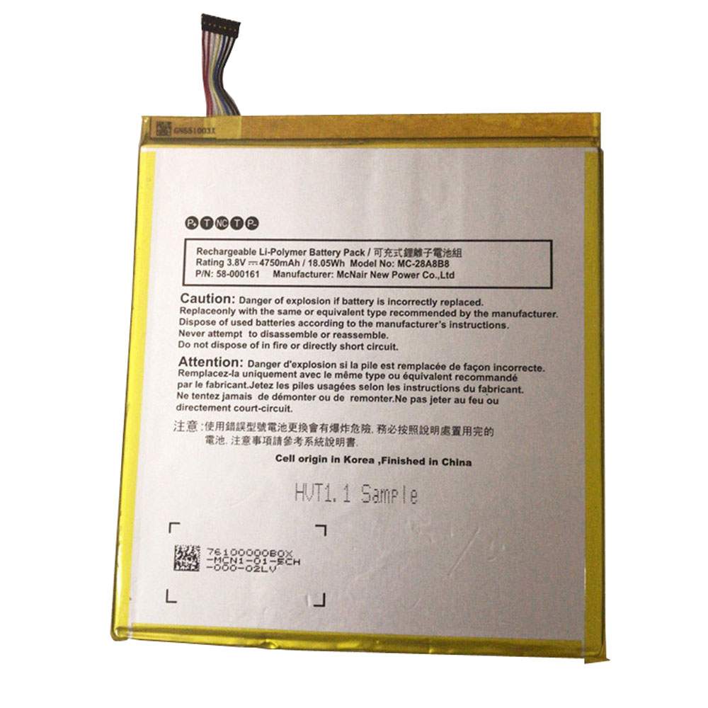 AMAZON 58-000161 Tablet Accu batterij