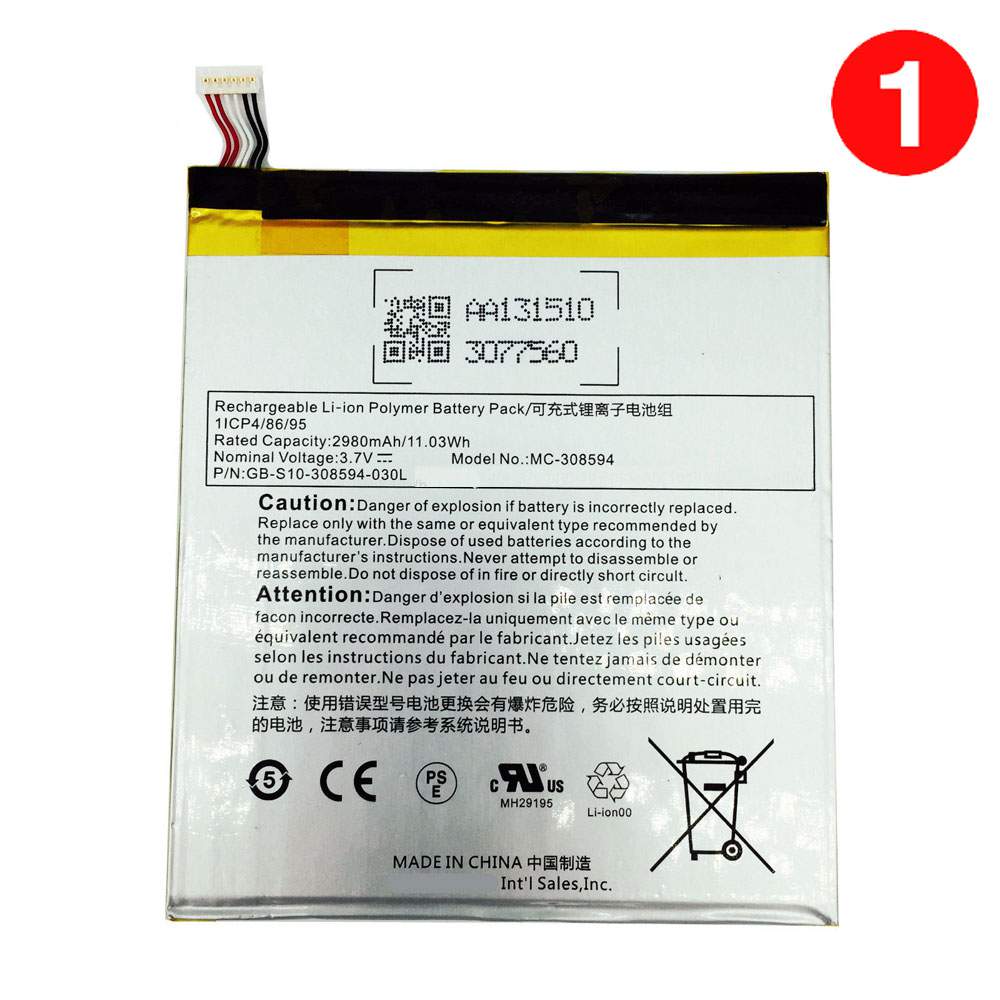 AMAZON MC-308594 Tablet Accu batterij