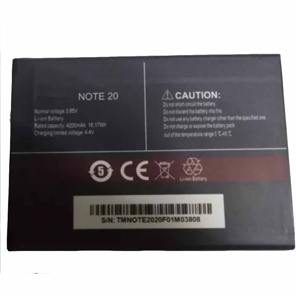 Batterie pour Cubot NOTE 20 NOTE_20, 80Wh 