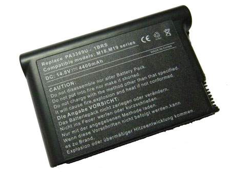 Batterie pour TOSHIBA Satellite M18 M19 Series PA3369U-1BAS, 4400mAh 