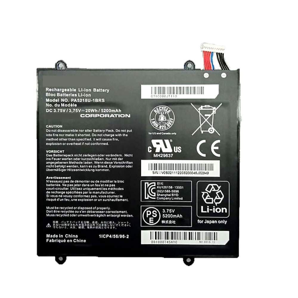 Toshiba PA5218U-1BRS Tablet Accu batterij