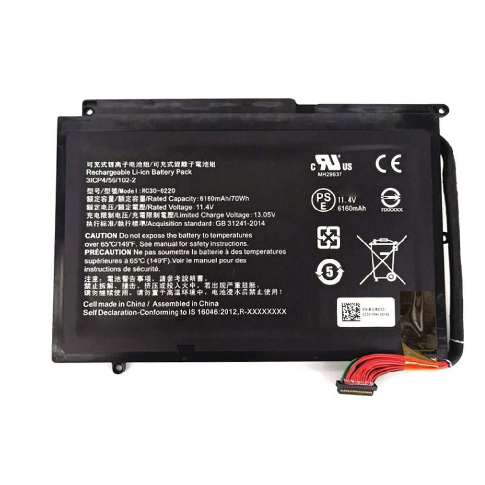 RAZER HW-34154184 Laptop accu batterij