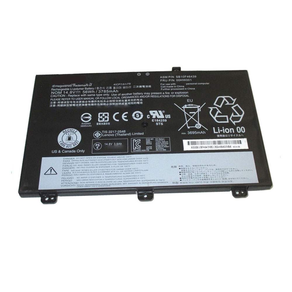 Lenovo SB10F46439 Laptop accu batterij