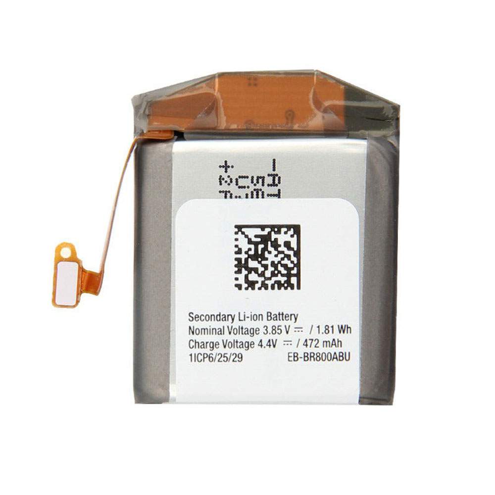 Batterie pour Samsung Gear S4 SM-R800 SM-R805 SM-R810 46mm Smart Watch EB-BR800ABU, 472mAh 