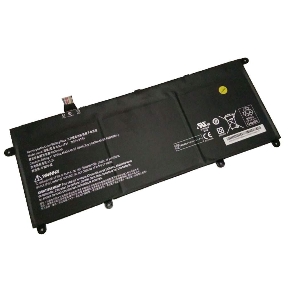 Hasee SQU-1721 Laptop accu batterij