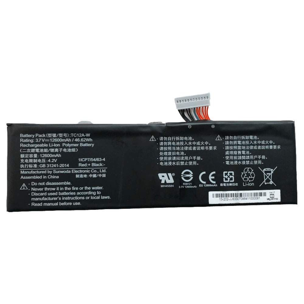 Sunwoda TC12A-W Tablet Accu batterij