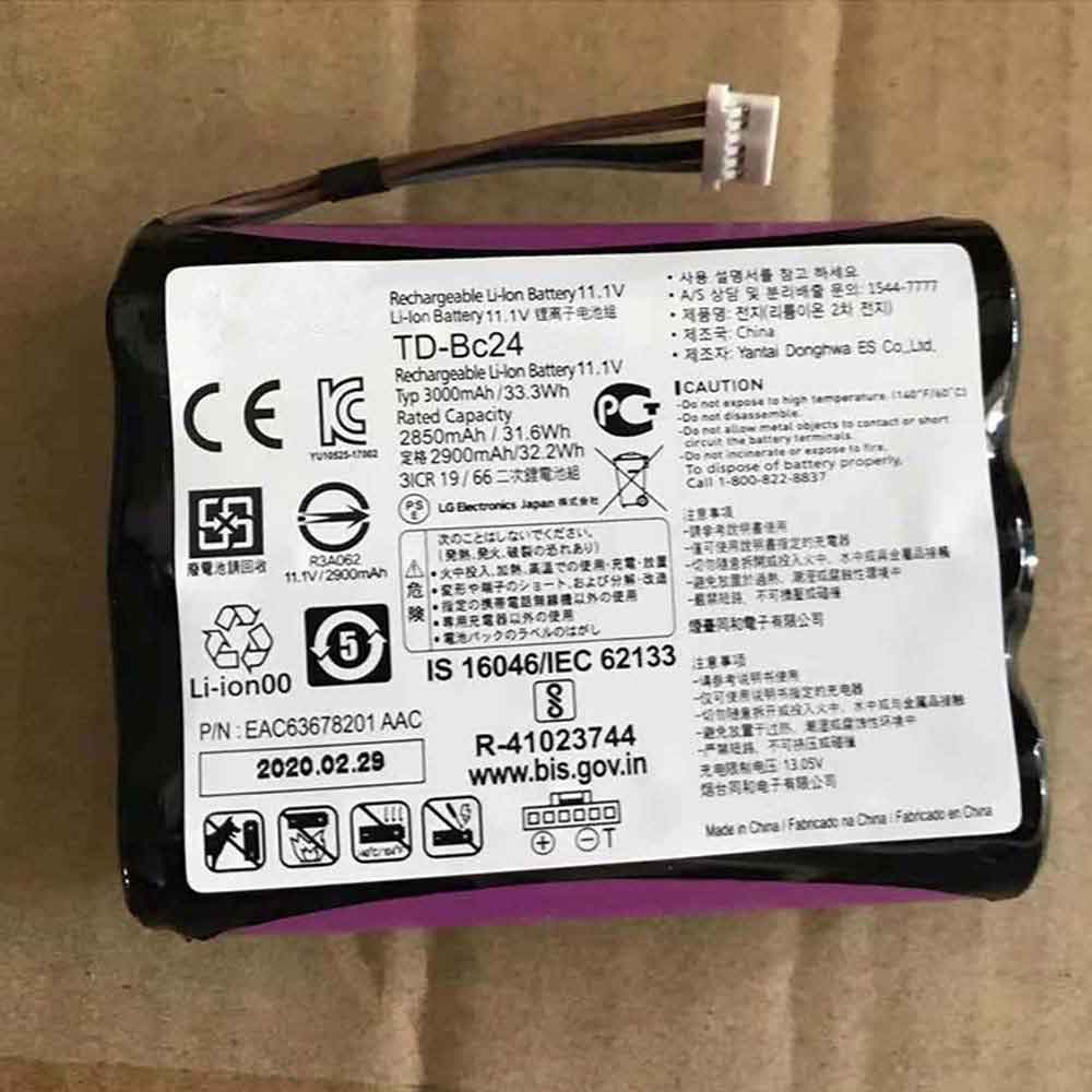 LG TD-Bc24LG Speaker accu batterij