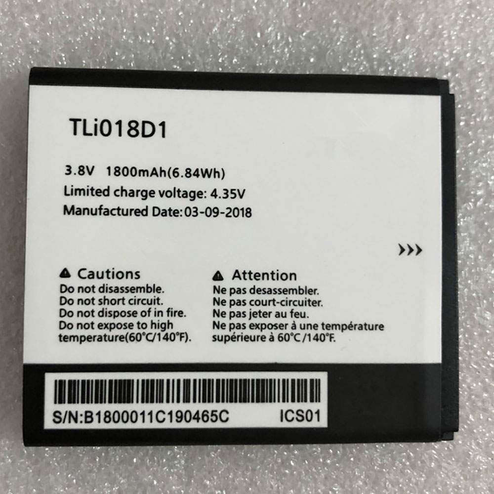 Alcatel TLI018D1 Mobiele Telefoon Accu batterij