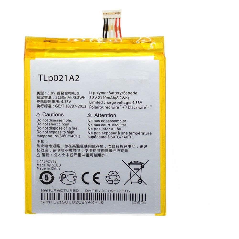 Alcatel TLP021A2 Mobiele Telefoon Accu batterij