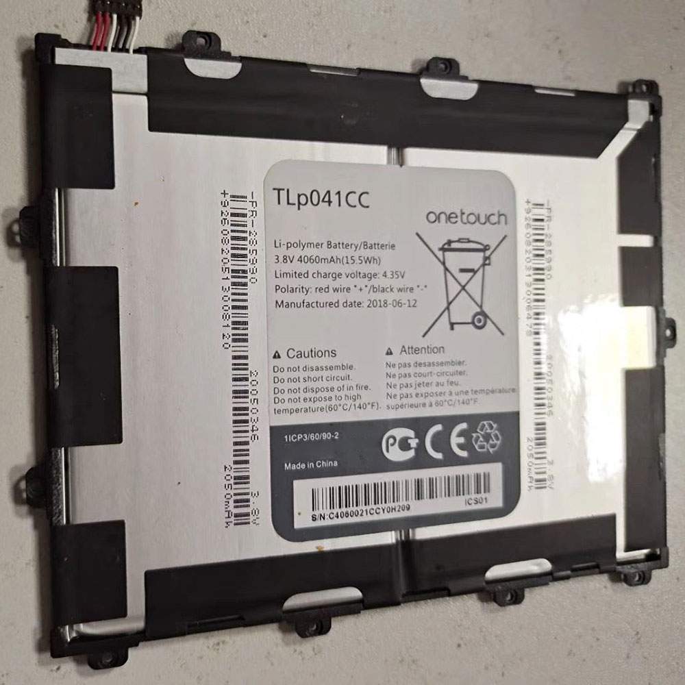 Batterie pour Alcatel OneTouch POP 8 P320A P320  P320X TLp041CC, 4060mAh/15.5WH 