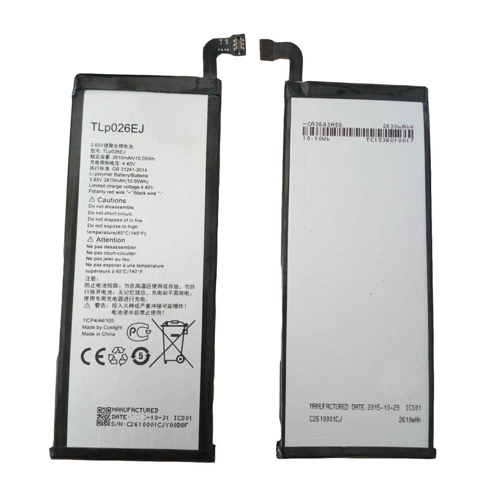 Alcatel TLp026EJ Mobiele Telefoon Accu batterij