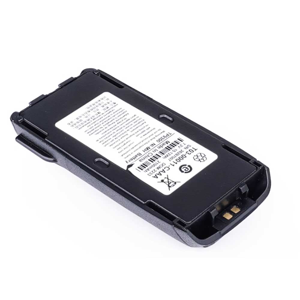 Batterie pour Tait TP8100 TP9300 TP9400 TP9300, 2100mAh 