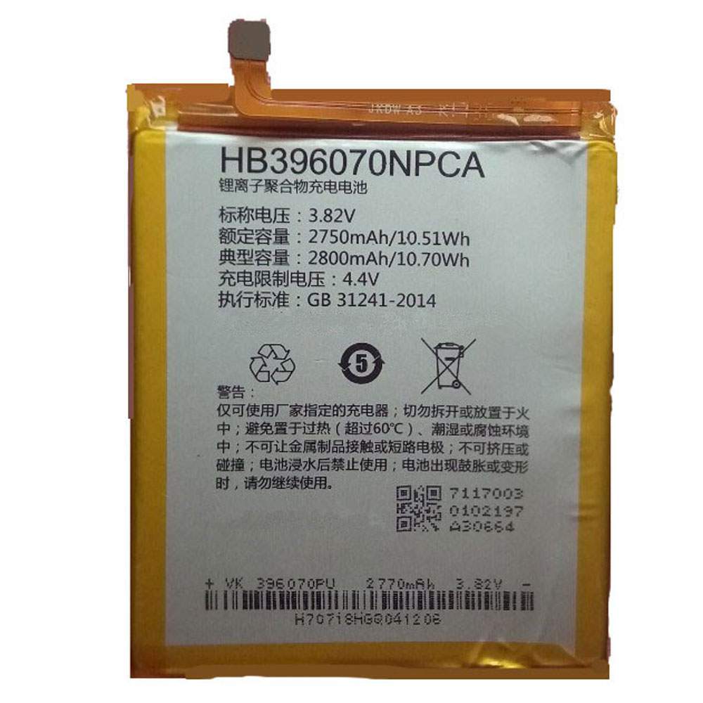 CMCC HB396070NPCA Mobiele Telefoon Accu batterij