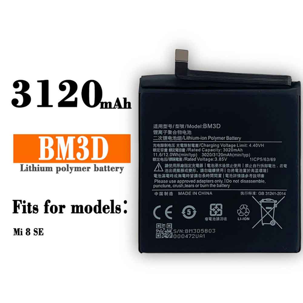 Xiaomi BM3D Mobiele Telefoon Accu batterij