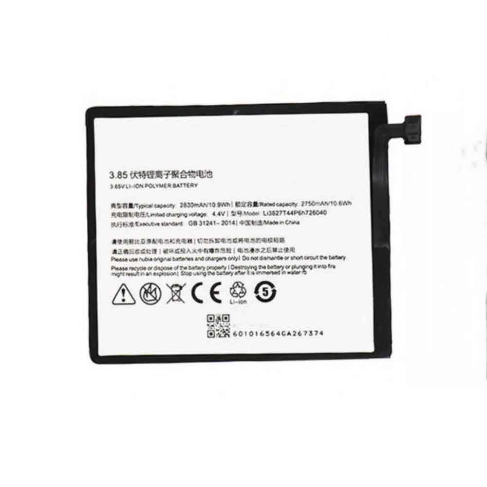 ZTE Li3827T44P6h726040 Mobiele Telefoon Accu batterij