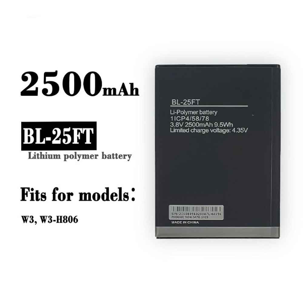 Tecno BL-25FT Mobiele Telefoon Accu batterij