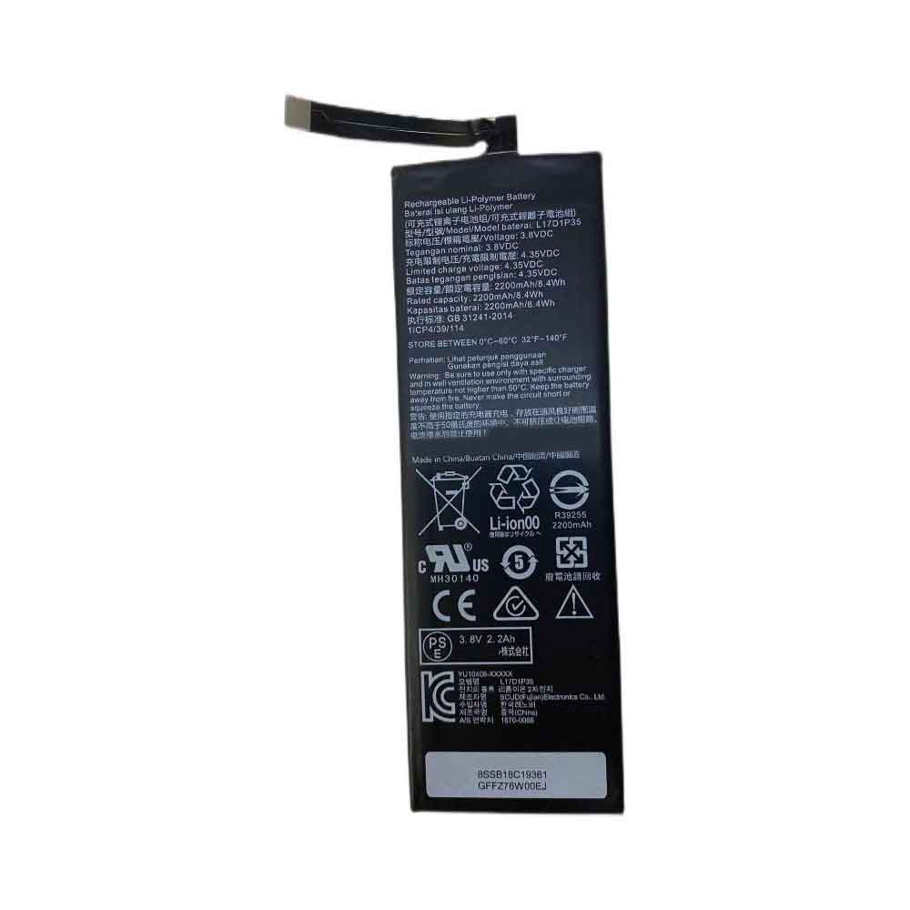 Lenovo L17D1P35 Laptop accu batterij