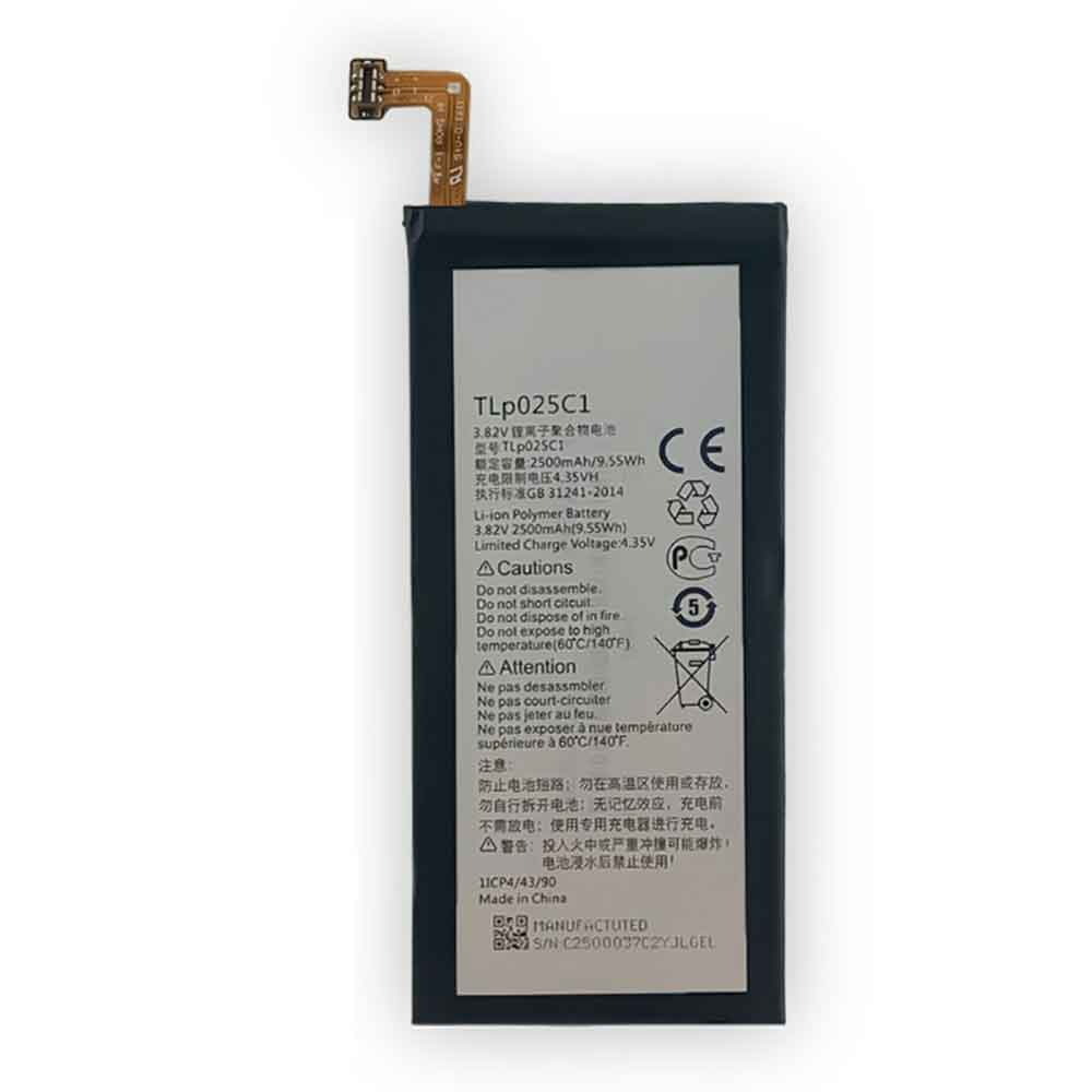 Alcatel TLP025C1 Mobiele Telefoon Accu batterij