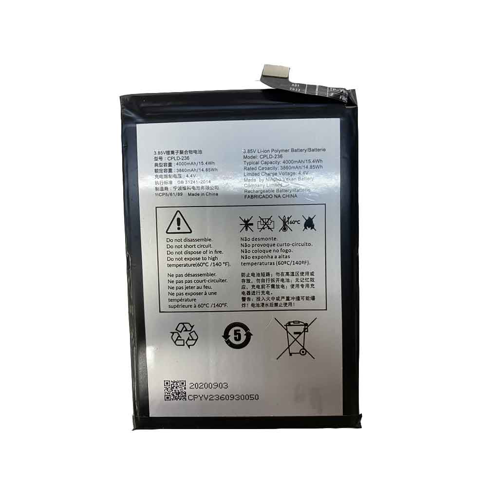 COOLPAD CPLD-236 Mobiele Telefoon Accu batterij