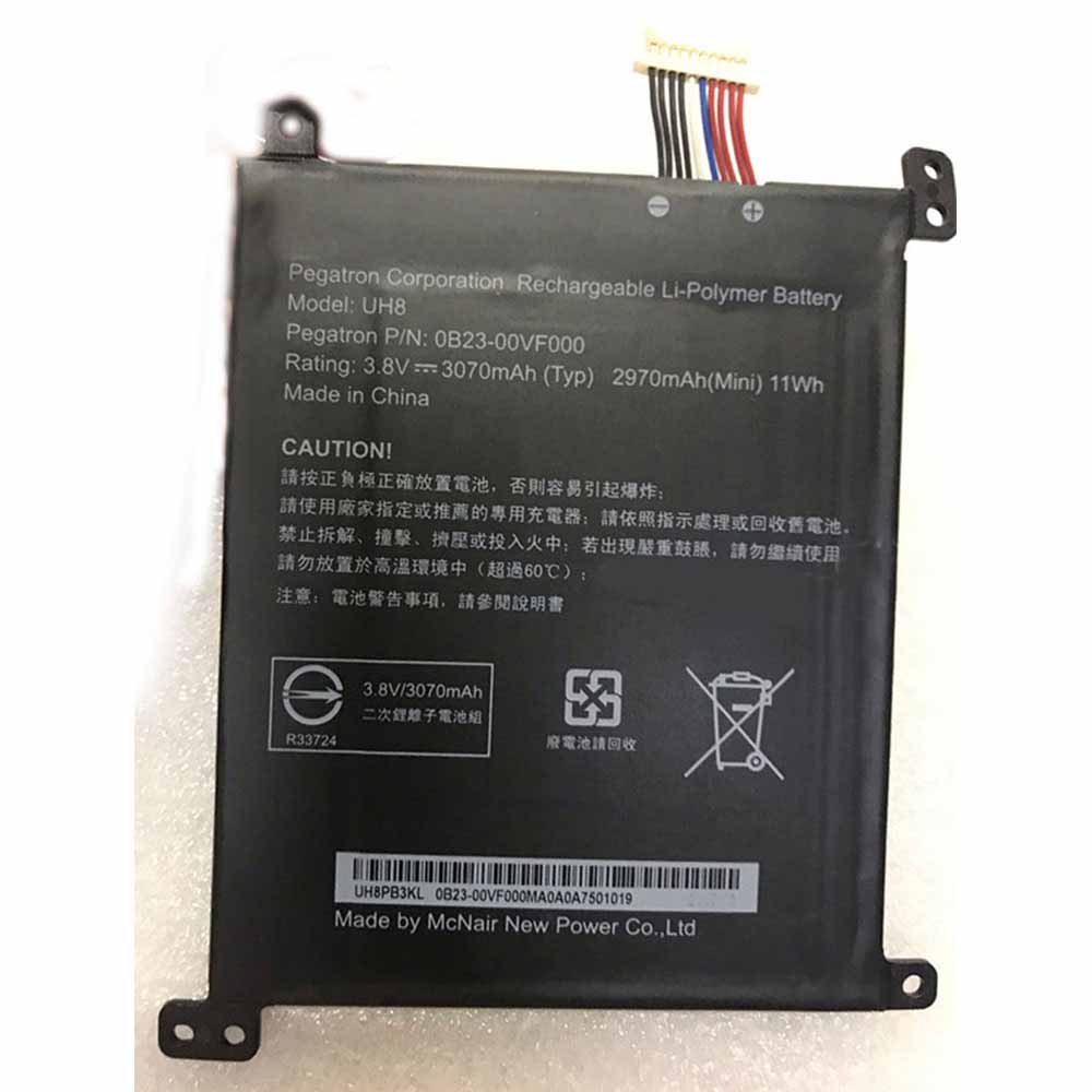 Pegatron UH8 Tablet Accu batterij