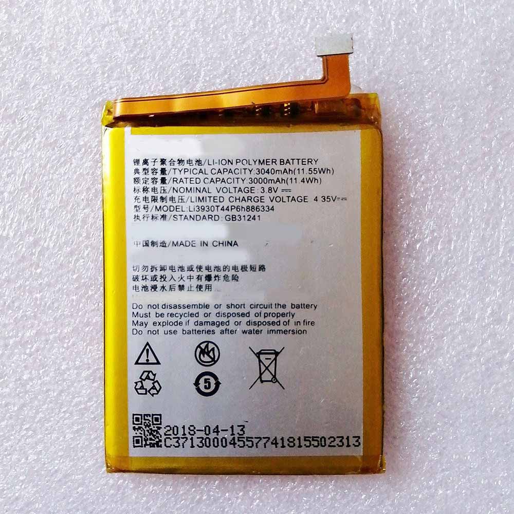 ZTE Li3930T44P6h886334 Mobiele Telefoon Accu batterij