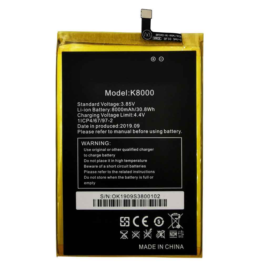 OUKITEL K8000 Mobiele Telefoon Accu batterij