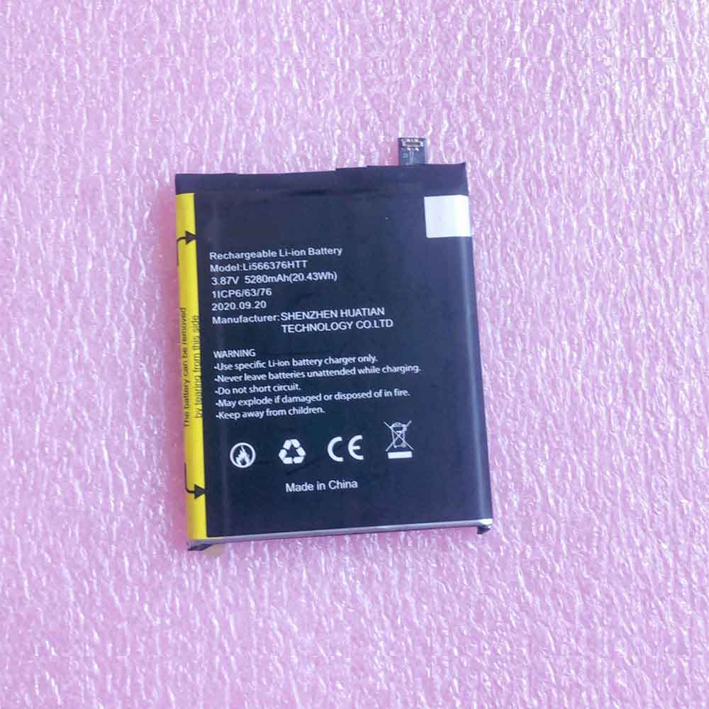 BLACKVIEW Li566376HTT Mobiele Telefoon Accu batterij