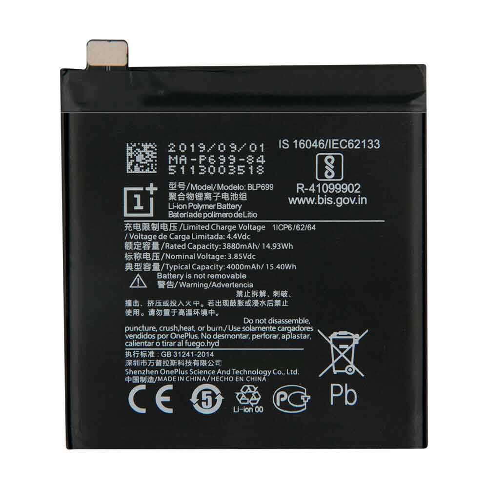 OnePlus BLP699 Mobiele Telefoon Accu batterij