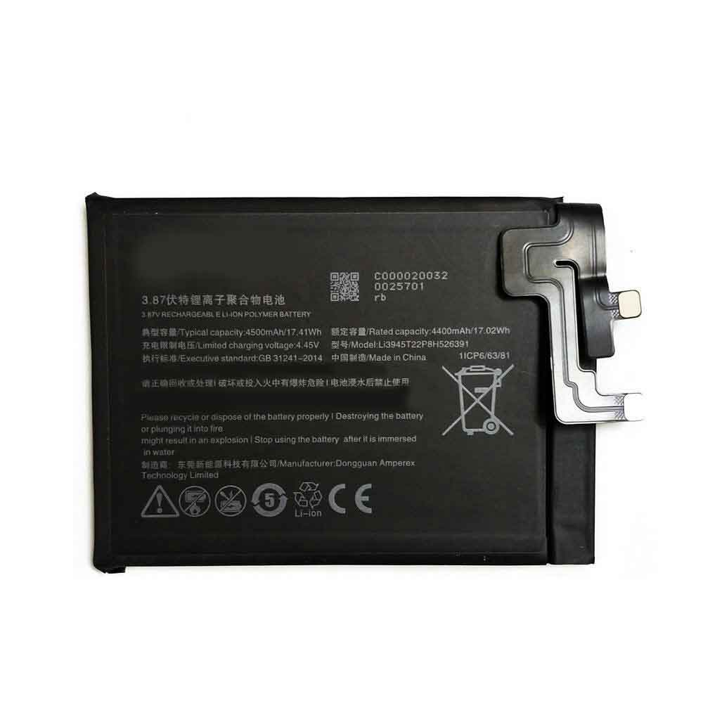 ZTE Li3945T44P8h526391 Mobiele Telefoon Accu batterij