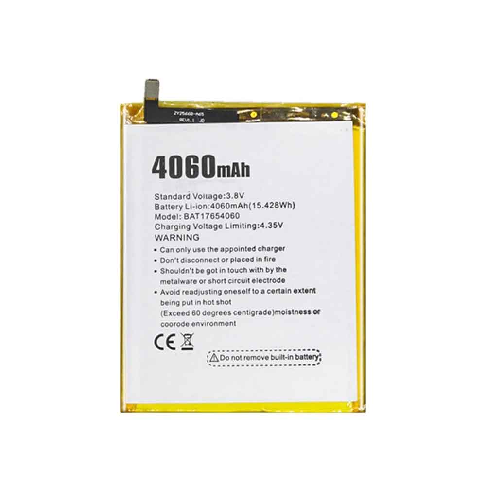 DOOGEE BAT17654060 Mobiele Telefoon Accu batterij