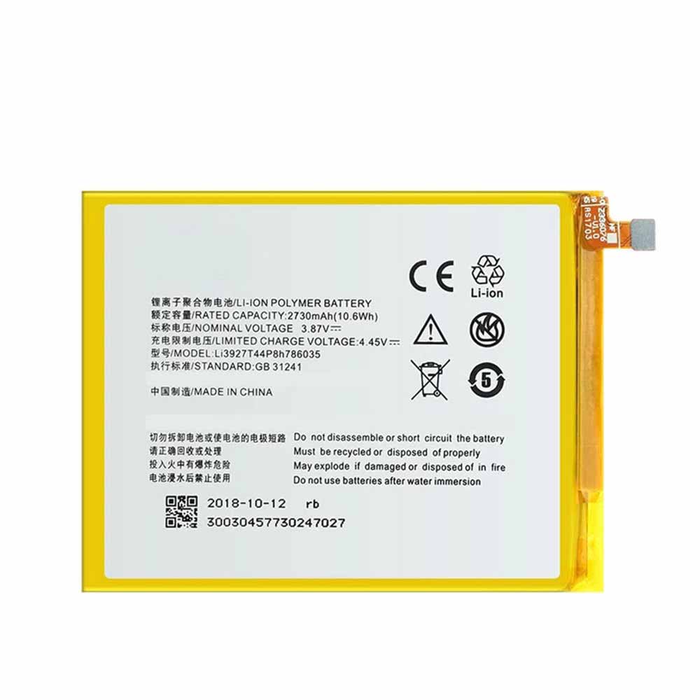 ZTE Li3927T44P8h786035 Mobiele Telefoon Accu batterij