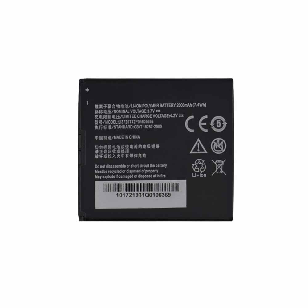 ZTE Li3720T42P3h605656 Mobiele Telefoon Accu batterij