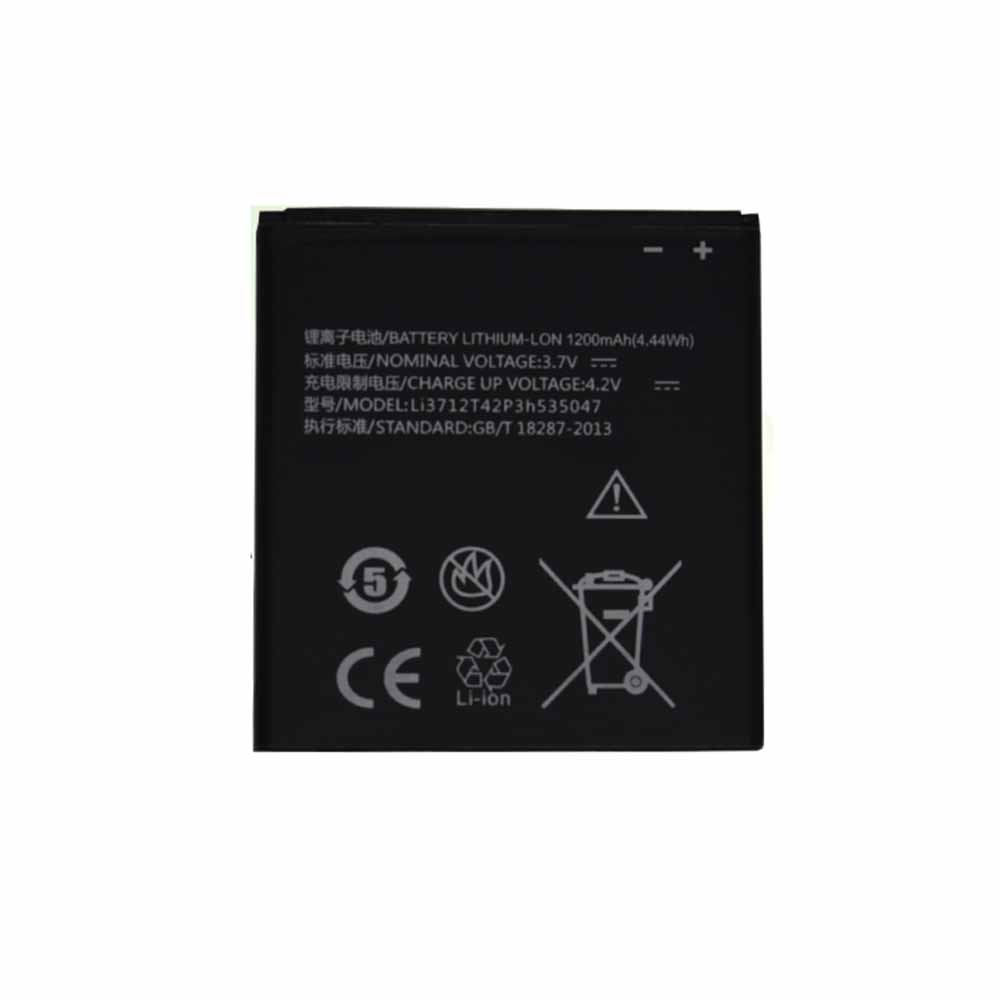 ZTE Li3712T42P3h535047 Mobiele Telefoon Accu batterij