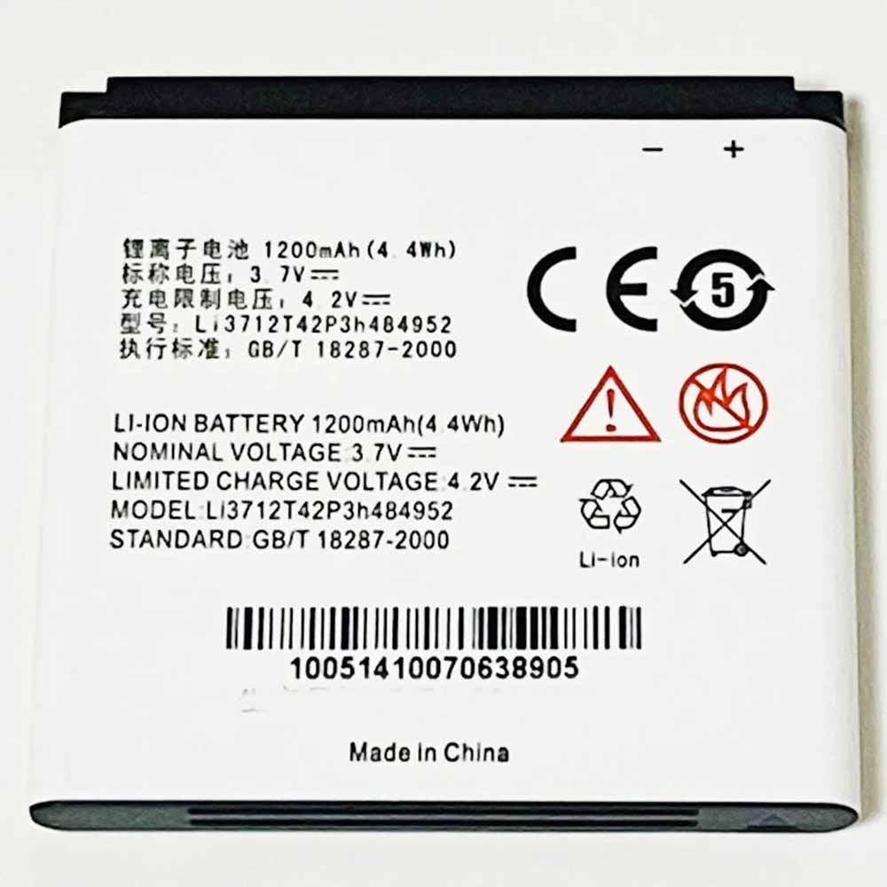 ZTE Li3712T42P3h484952 Mobiele Telefoon Accu batterij