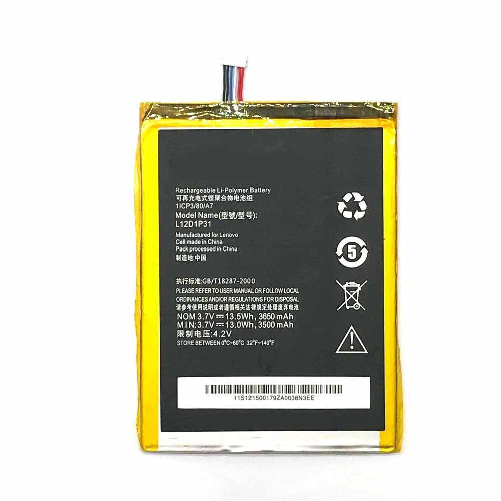 LENOVO L12D1P31 Tablet Accu batterij