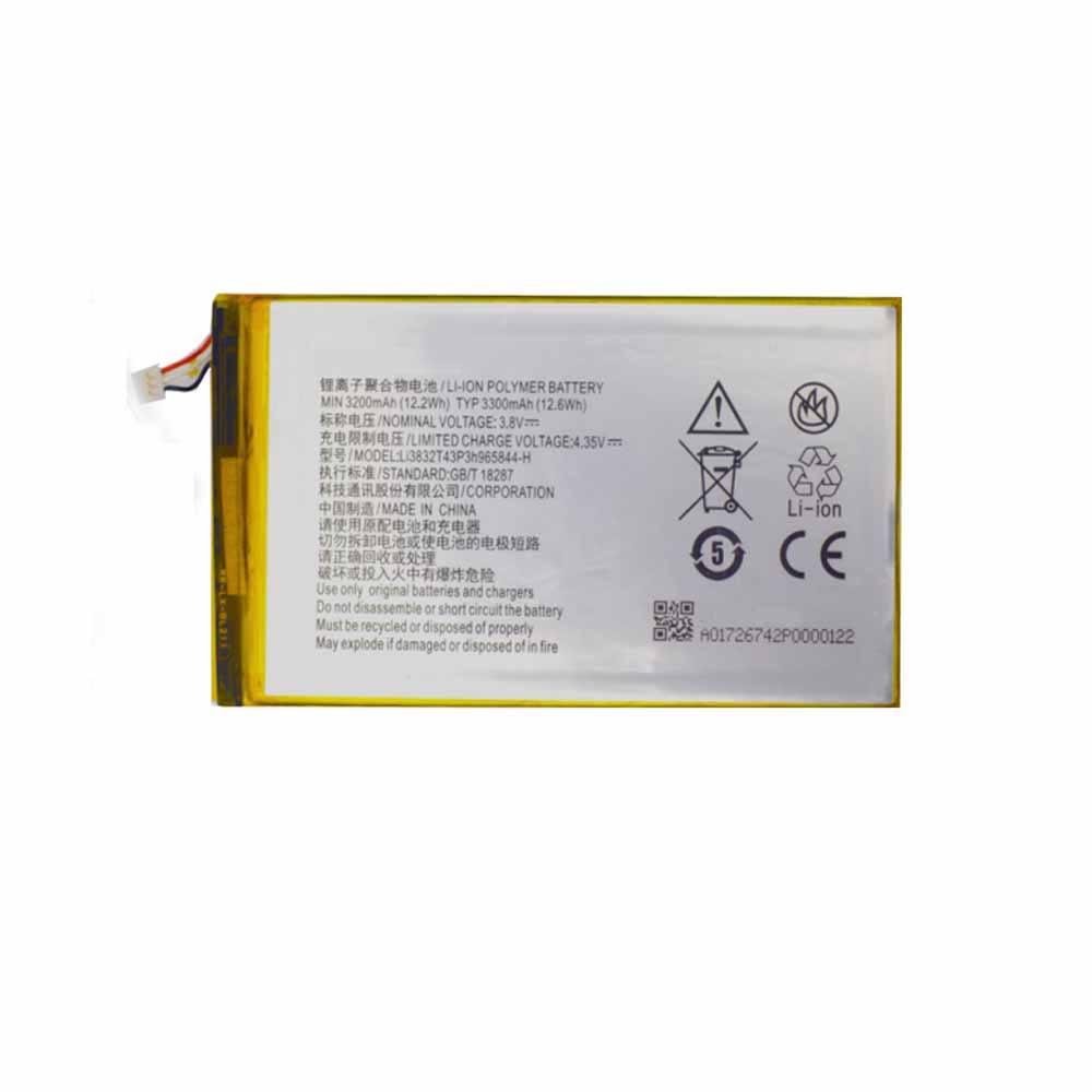 ZTE Li3832T43P3h965844-H Mobiele Telefoon Accu batterij