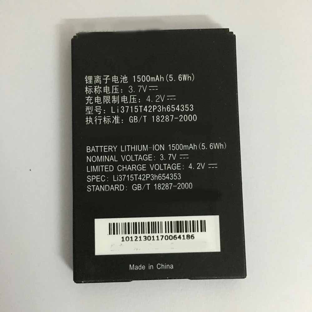 ZTE Li3715T42P3h654353 Mobiele Telefoon Accu batterij