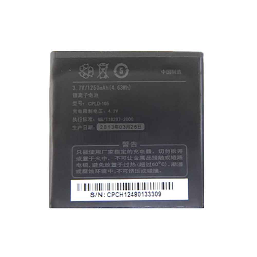 COOLPAD CPLD-105 Mobiele Telefoon Accu batterij