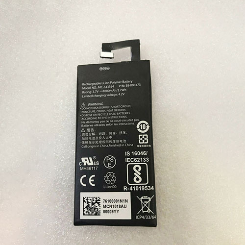 McNair MC-343364 Tablet Accu batterij